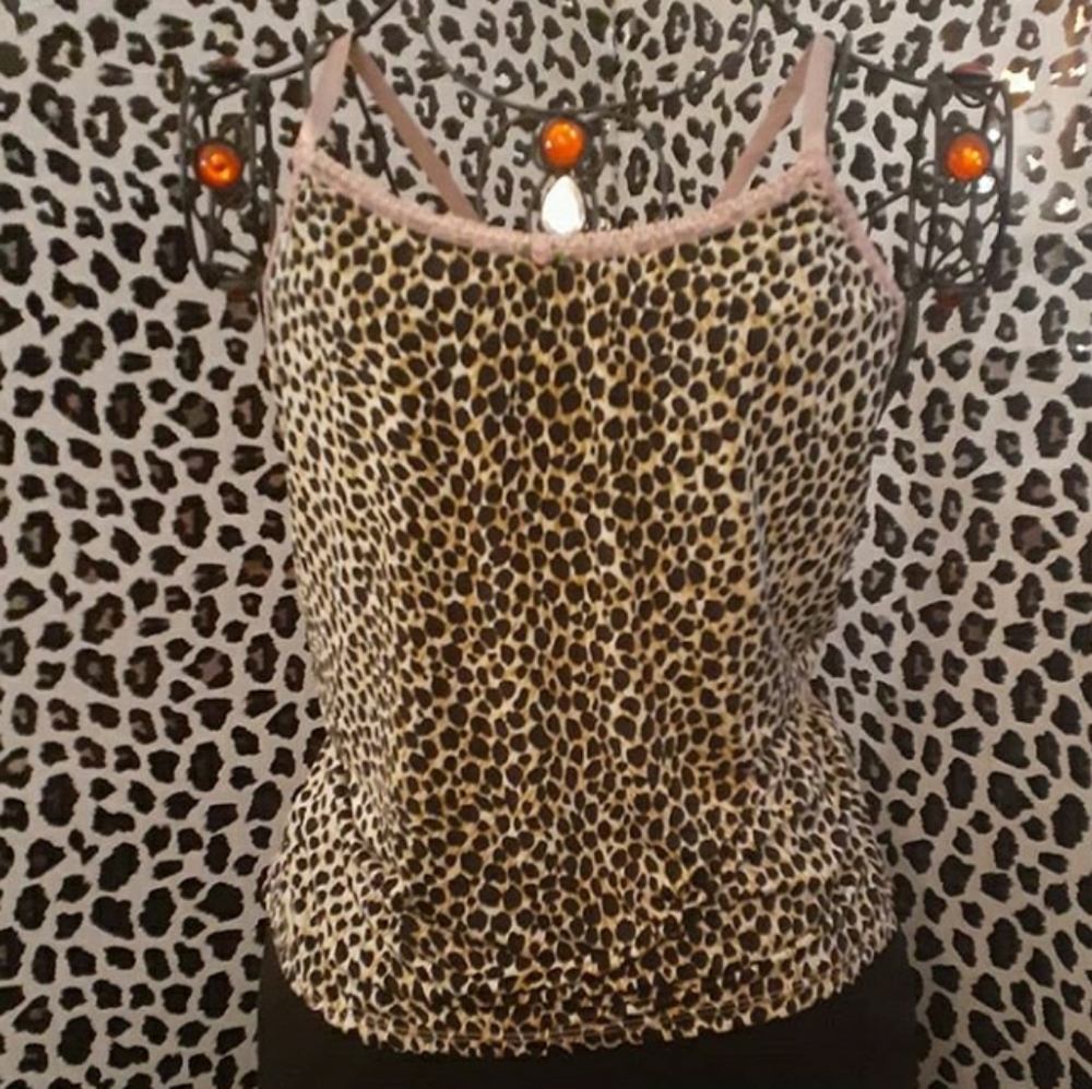 Leopard tank.See-thru back